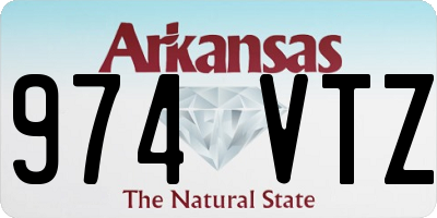 AR license plate 974VTZ