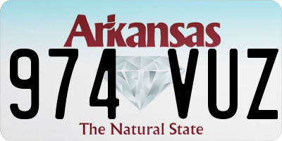 AR license plate 974VUZ