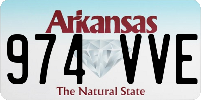 AR license plate 974VVE