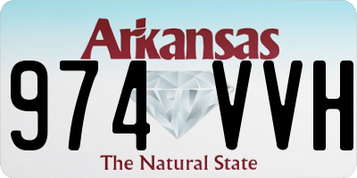AR license plate 974VVH