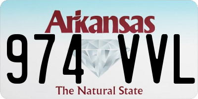 AR license plate 974VVL