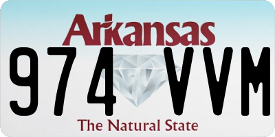AR license plate 974VVM
