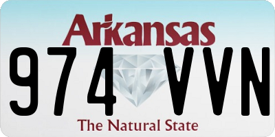 AR license plate 974VVN