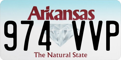 AR license plate 974VVP