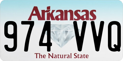 AR license plate 974VVQ