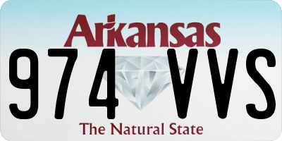 AR license plate 974VVS