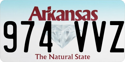 AR license plate 974VVZ
