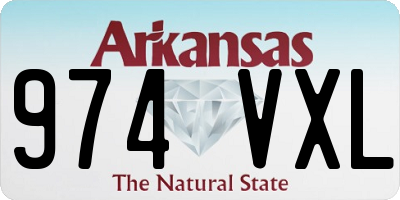 AR license plate 974VXL