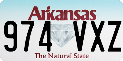 AR license plate 974VXZ