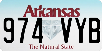 AR license plate 974VYB