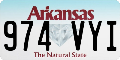 AR license plate 974VYI