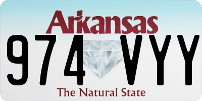 AR license plate 974VYY