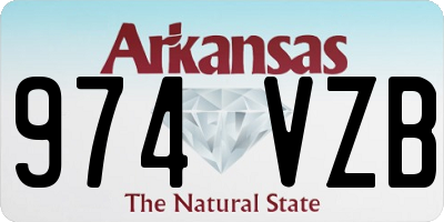 AR license plate 974VZB
