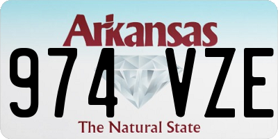 AR license plate 974VZE