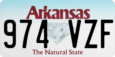 AR license plate 974VZF