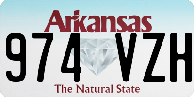 AR license plate 974VZH
