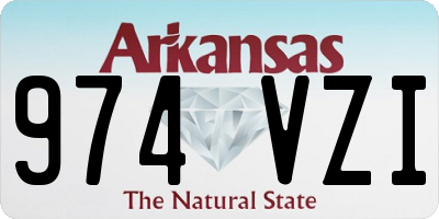 AR license plate 974VZI