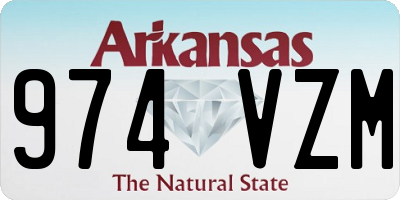 AR license plate 974VZM