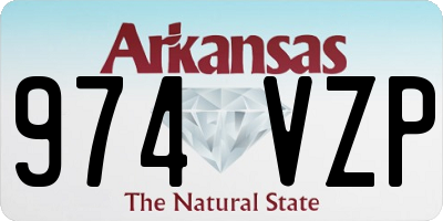 AR license plate 974VZP