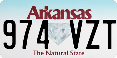 AR license plate 974VZT