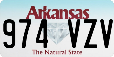 AR license plate 974VZV