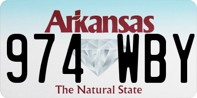 AR license plate 974WBY