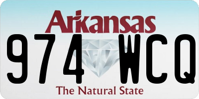 AR license plate 974WCQ