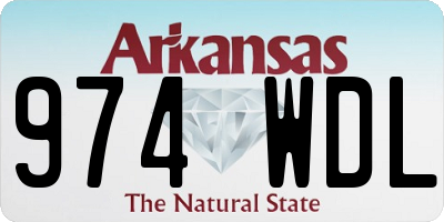 AR license plate 974WDL