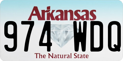 AR license plate 974WDQ
