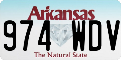 AR license plate 974WDV
