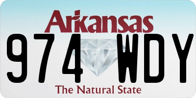AR license plate 974WDY
