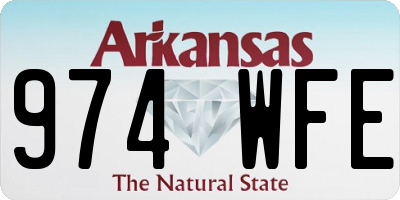 AR license plate 974WFE