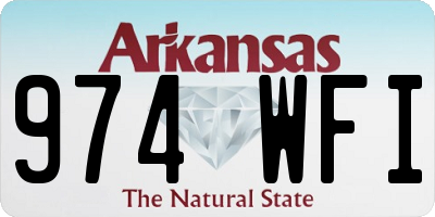 AR license plate 974WFI