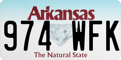 AR license plate 974WFK