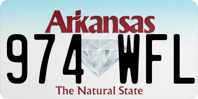 AR license plate 974WFL