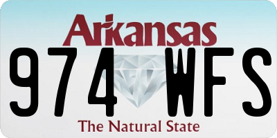AR license plate 974WFS