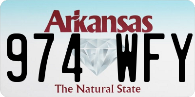 AR license plate 974WFY