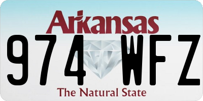 AR license plate 974WFZ