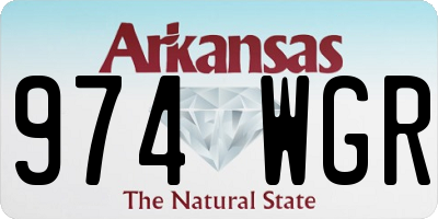 AR license plate 974WGR
