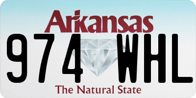 AR license plate 974WHL