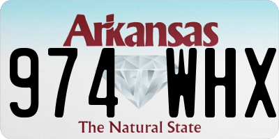 AR license plate 974WHX