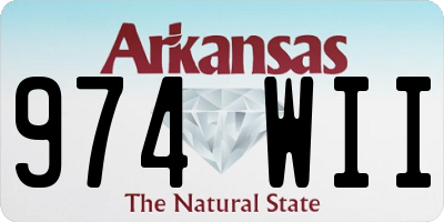 AR license plate 974WII