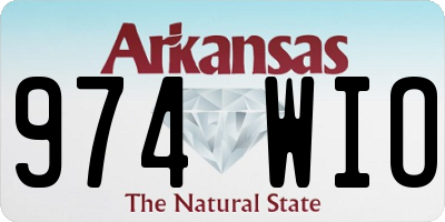 AR license plate 974WIO