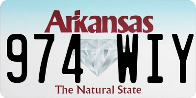 AR license plate 974WIY