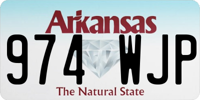 AR license plate 974WJP