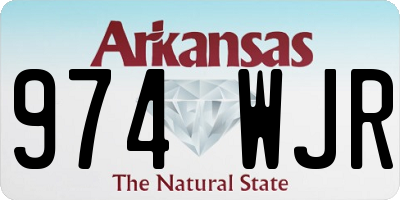 AR license plate 974WJR