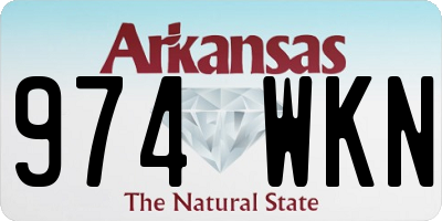 AR license plate 974WKN