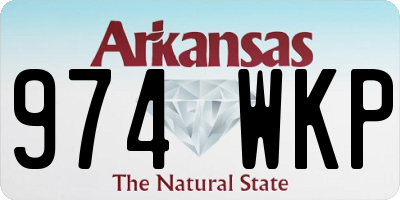 AR license plate 974WKP