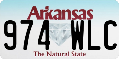 AR license plate 974WLC