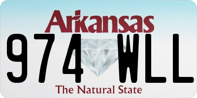 AR license plate 974WLL
